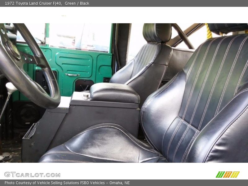 Front Seat of 1972 Land Cruiser FJ40