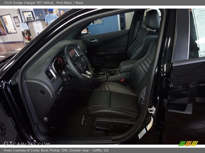 Pitch Black / Black 2016 Dodge Charger SRT Hellcat