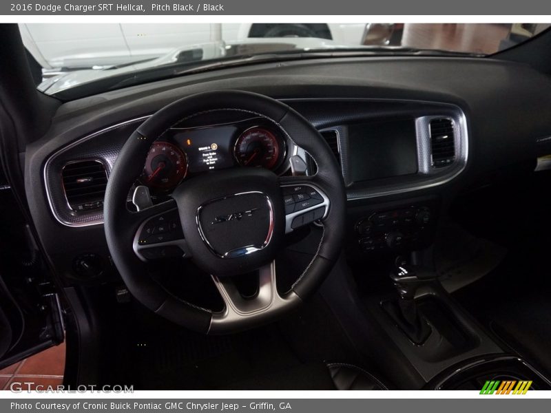 Pitch Black / Black 2016 Dodge Charger SRT Hellcat