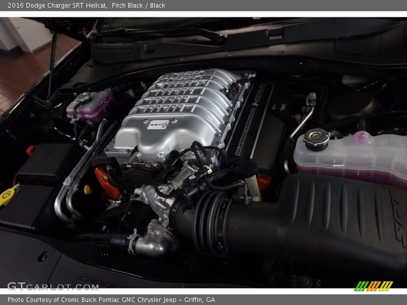 Pitch Black / Black 2016 Dodge Charger SRT Hellcat