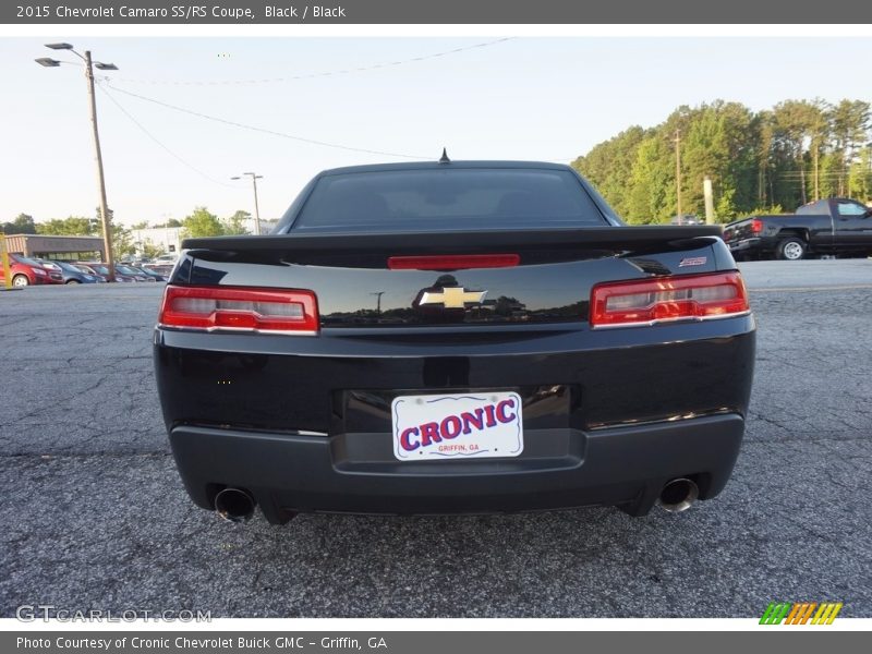 Black / Black 2015 Chevrolet Camaro SS/RS Coupe