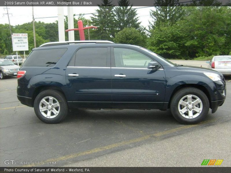 Midnight Blue / Black 2009 Saturn Outlook XR AWD
