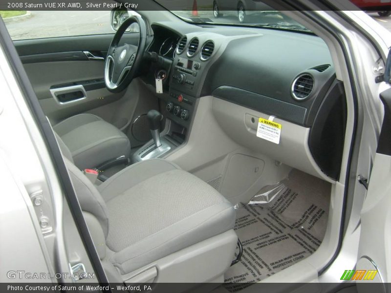 Silver Pearl / Gray 2008 Saturn VUE XR AWD