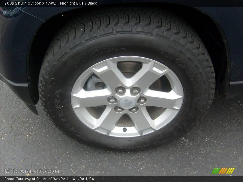Midnight Blue / Black 2009 Saturn Outlook XR AWD