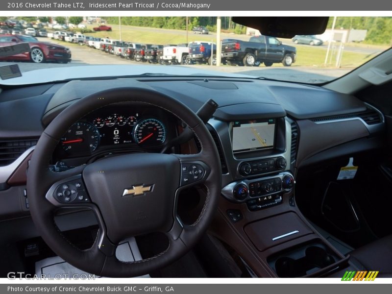 Iridescent Pearl Tricoat / Cocoa/Mahogany 2016 Chevrolet Tahoe LTZ