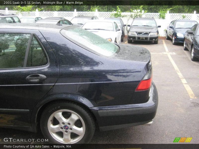 Midnight Blue / Warm Beige 2001 Saab 9-5 SE Sedan