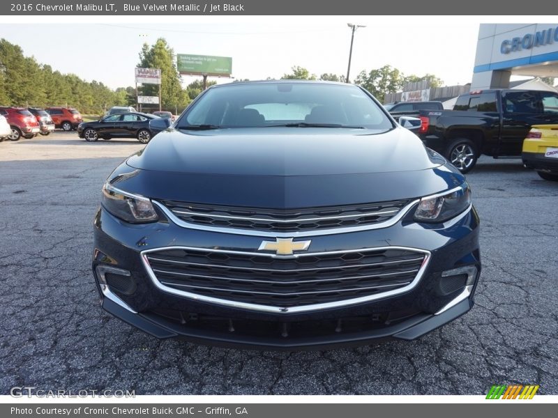 Blue Velvet Metallic / Jet Black 2016 Chevrolet Malibu LT