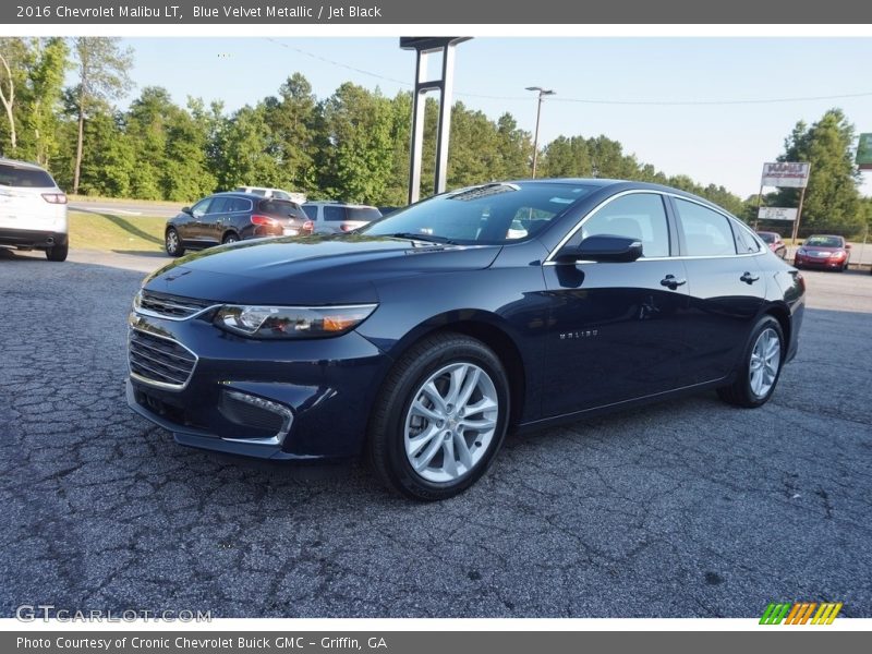 Blue Velvet Metallic / Jet Black 2016 Chevrolet Malibu LT