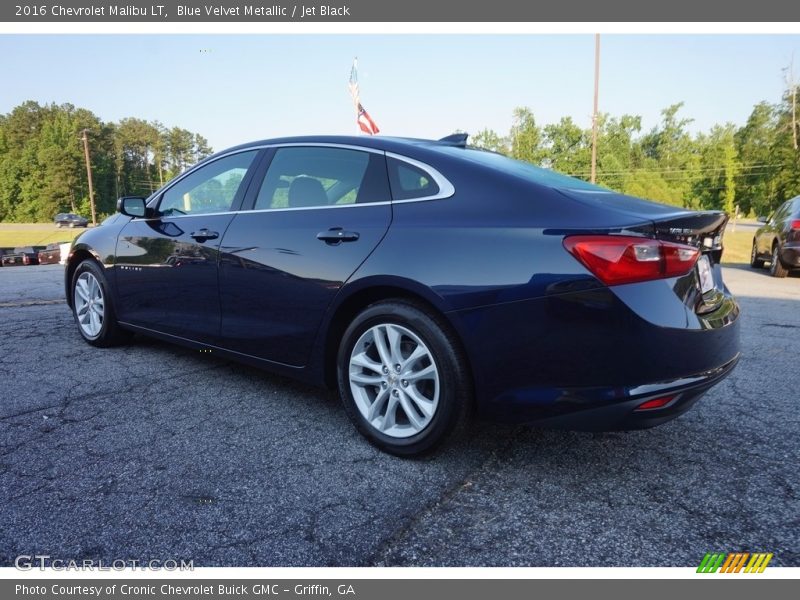 Blue Velvet Metallic / Jet Black 2016 Chevrolet Malibu LT