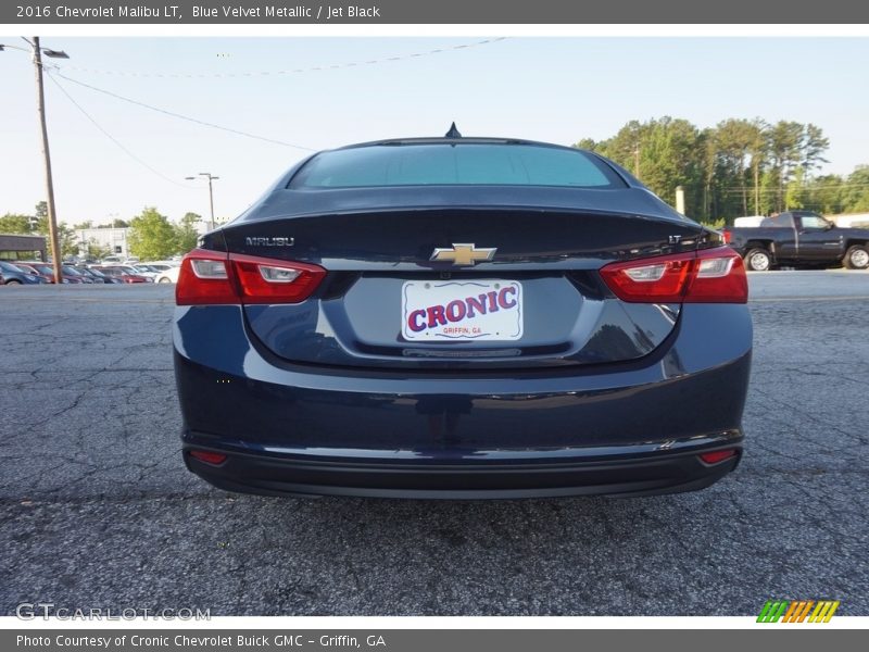 Blue Velvet Metallic / Jet Black 2016 Chevrolet Malibu LT