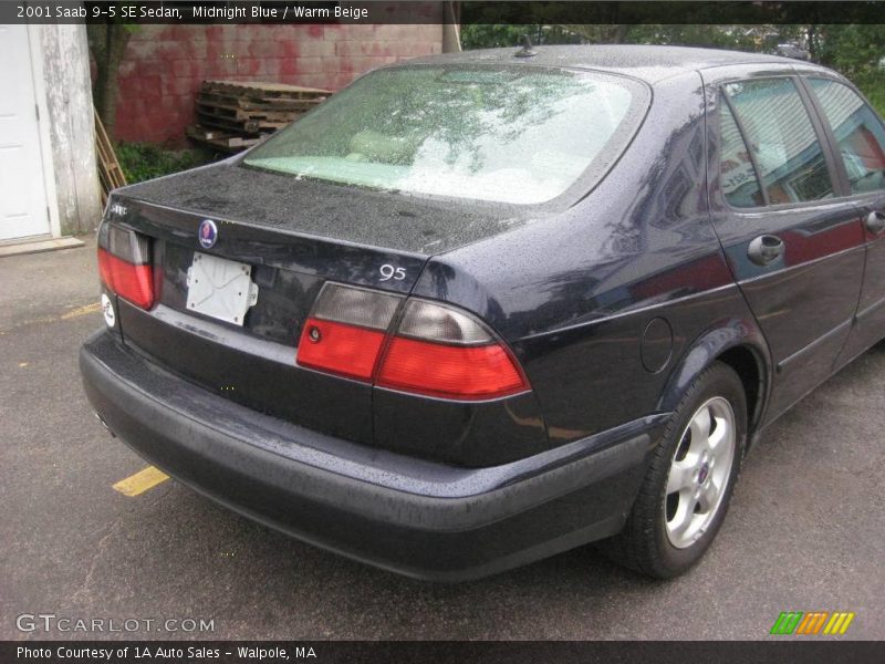 Midnight Blue / Warm Beige 2001 Saab 9-5 SE Sedan