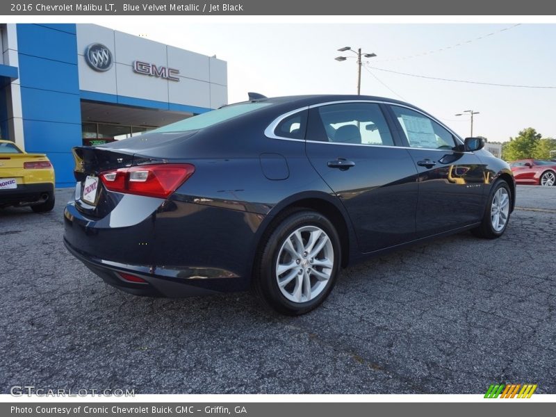 Blue Velvet Metallic / Jet Black 2016 Chevrolet Malibu LT