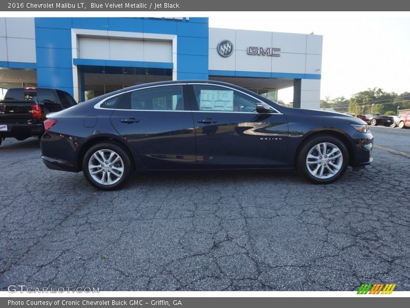 Blue Velvet Metallic / Jet Black 2016 Chevrolet Malibu LT