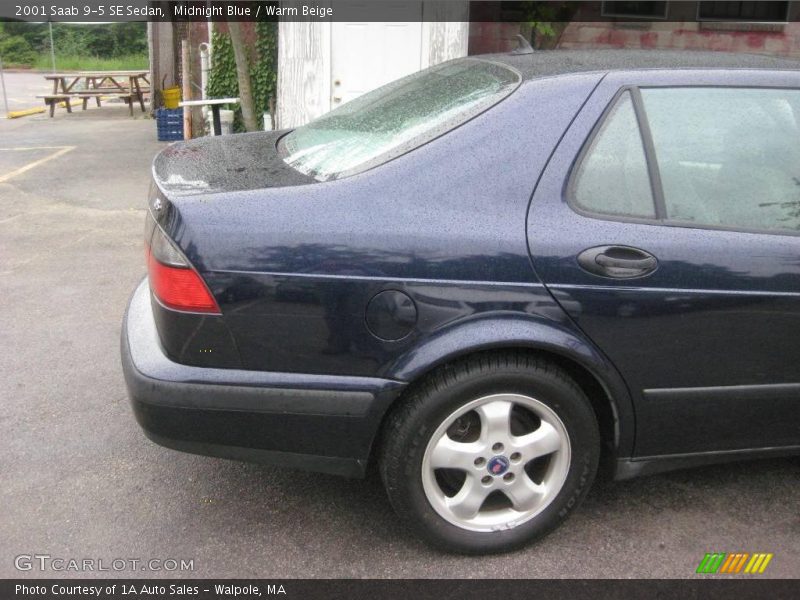 Midnight Blue / Warm Beige 2001 Saab 9-5 SE Sedan