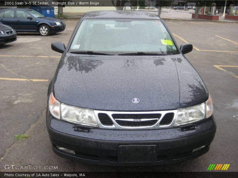 Midnight Blue / Warm Beige 2001 Saab 9-5 SE Sedan