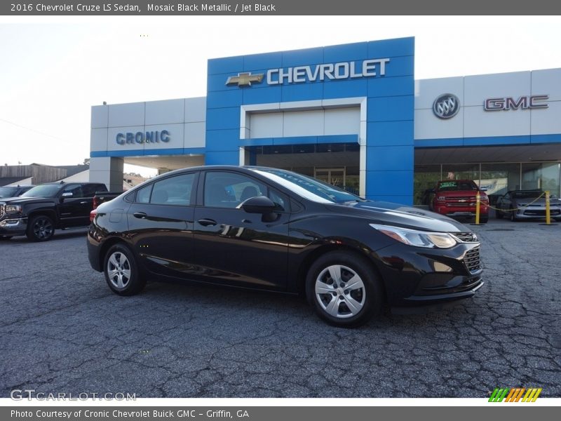 Mosaic Black Metallic / Jet Black 2016 Chevrolet Cruze LS Sedan