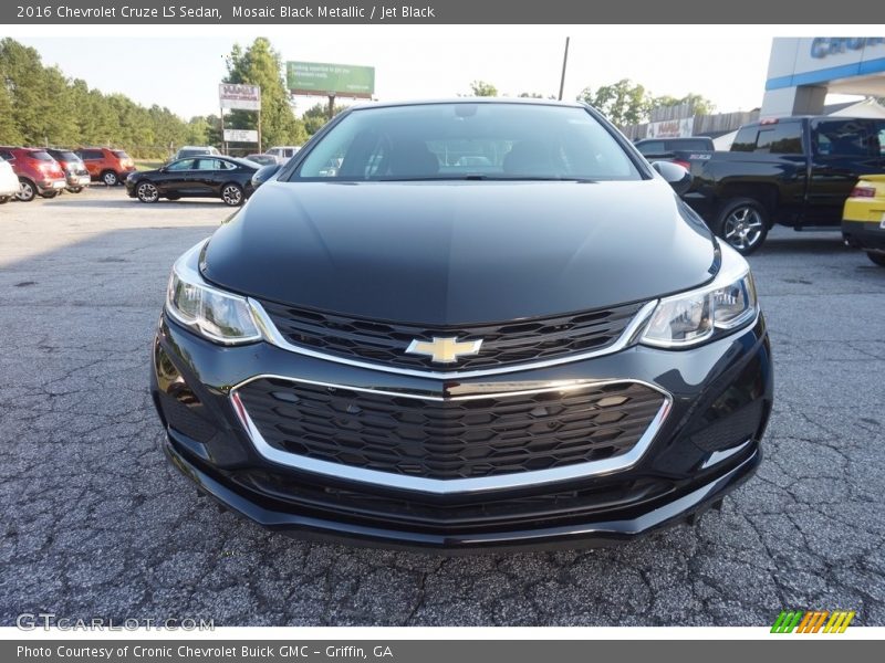 Mosaic Black Metallic / Jet Black 2016 Chevrolet Cruze LS Sedan