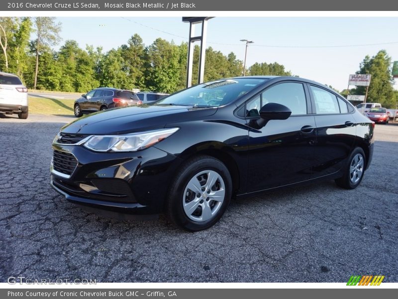 Mosaic Black Metallic / Jet Black 2016 Chevrolet Cruze LS Sedan