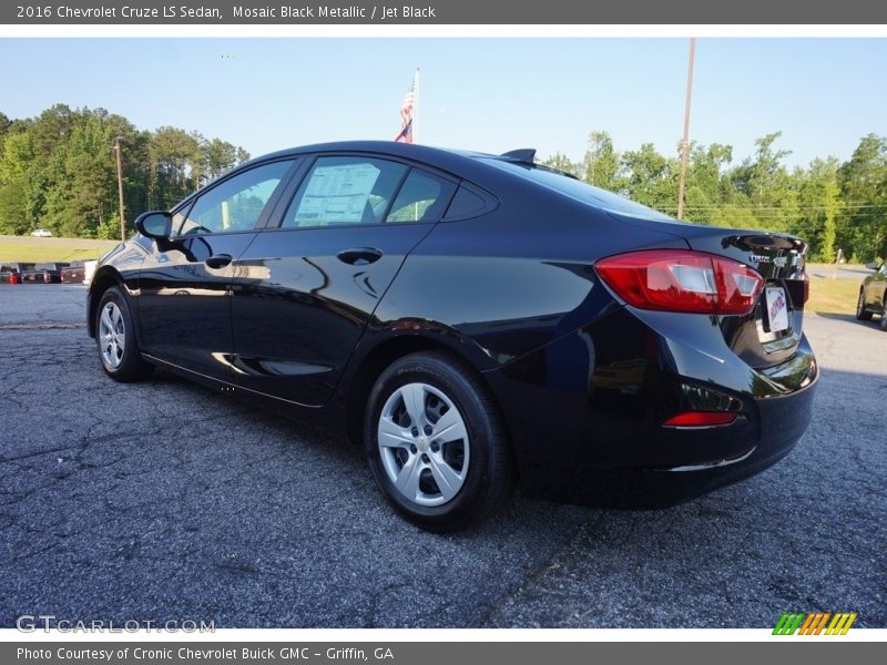 Mosaic Black Metallic / Jet Black 2016 Chevrolet Cruze LS Sedan