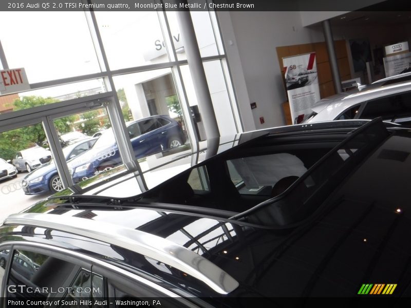 Moonlight Blue Metallic / Chestnut Brown 2016 Audi Q5 2.0 TFSI Premium quattro
