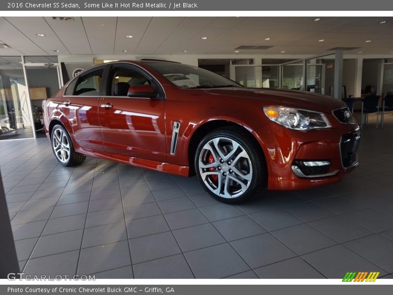 Some Like It Hot Red Metallic / Jet Black 2016 Chevrolet SS Sedan