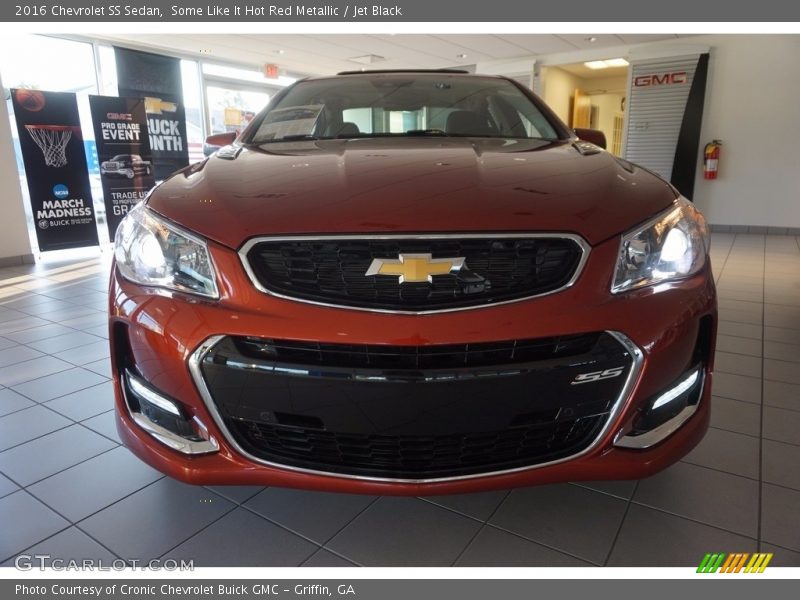 Some Like It Hot Red Metallic / Jet Black 2016 Chevrolet SS Sedan