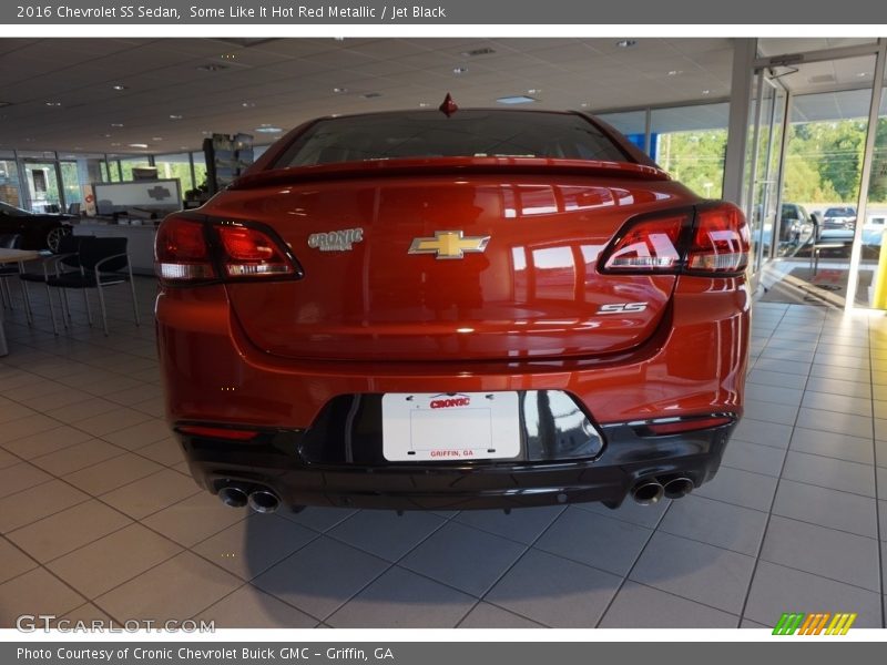 Some Like It Hot Red Metallic / Jet Black 2016 Chevrolet SS Sedan