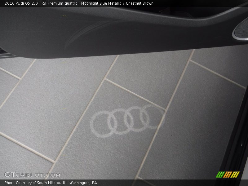 Moonlight Blue Metallic / Chestnut Brown 2016 Audi Q5 2.0 TFSI Premium quattro