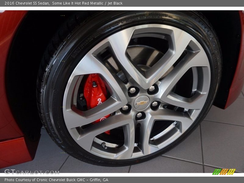 Some Like It Hot Red Metallic / Jet Black 2016 Chevrolet SS Sedan