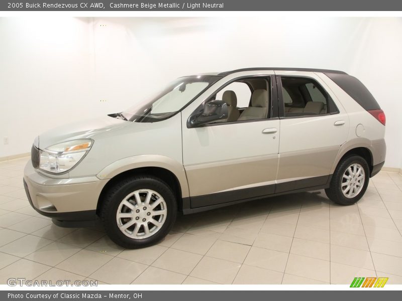 Cashmere Beige Metallic / Light Neutral 2005 Buick Rendezvous CX AWD