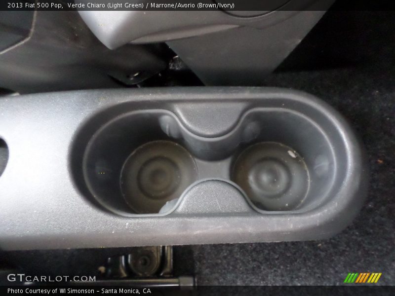 Verde Chiaro (Light Green) / Marrone/Avorio (Brown/Ivory) 2013 Fiat 500 Pop