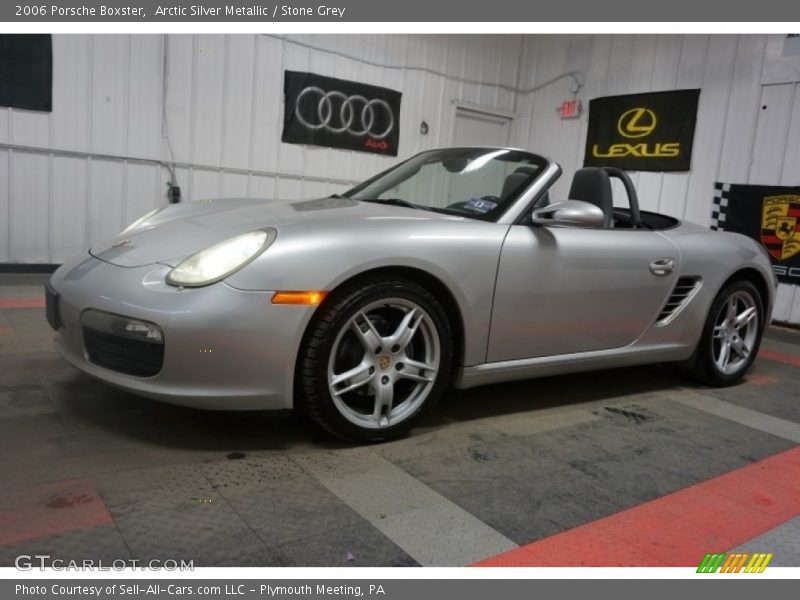 Arctic Silver Metallic / Stone Grey 2006 Porsche Boxster