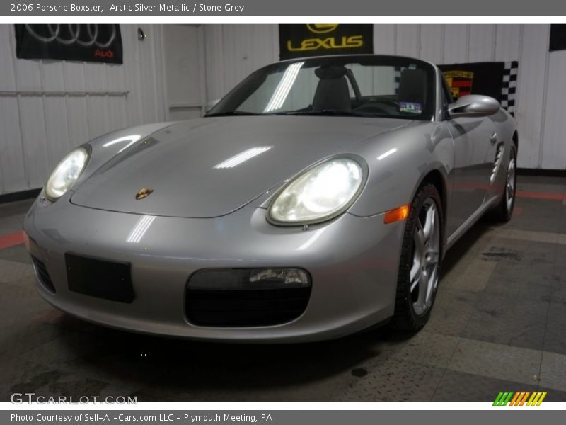 Arctic Silver Metallic / Stone Grey 2006 Porsche Boxster