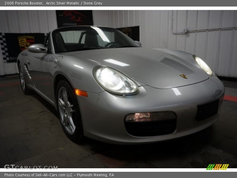 Arctic Silver Metallic / Stone Grey 2006 Porsche Boxster