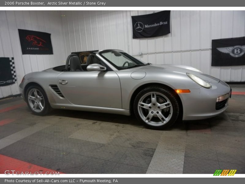 Arctic Silver Metallic / Stone Grey 2006 Porsche Boxster