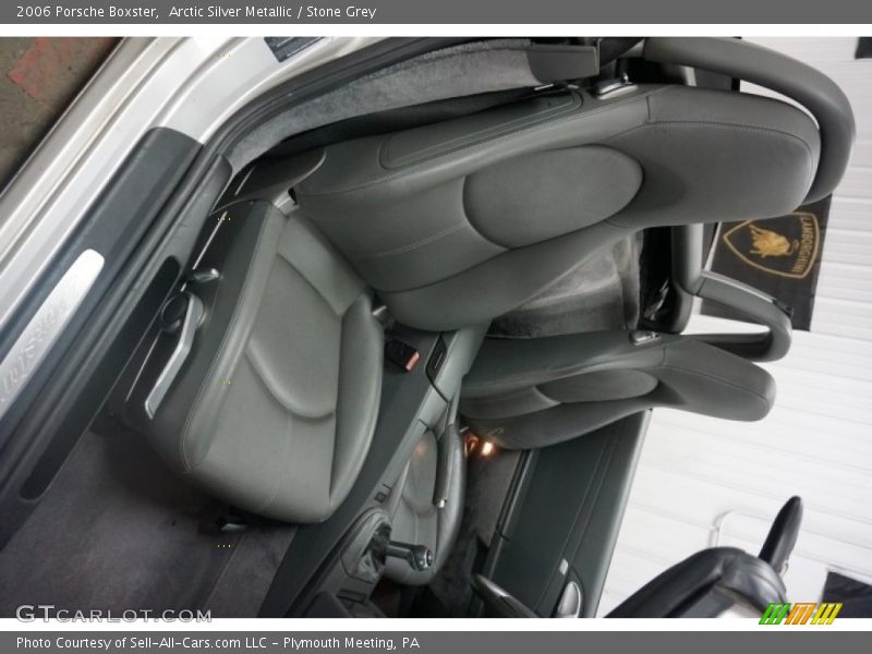 Arctic Silver Metallic / Stone Grey 2006 Porsche Boxster