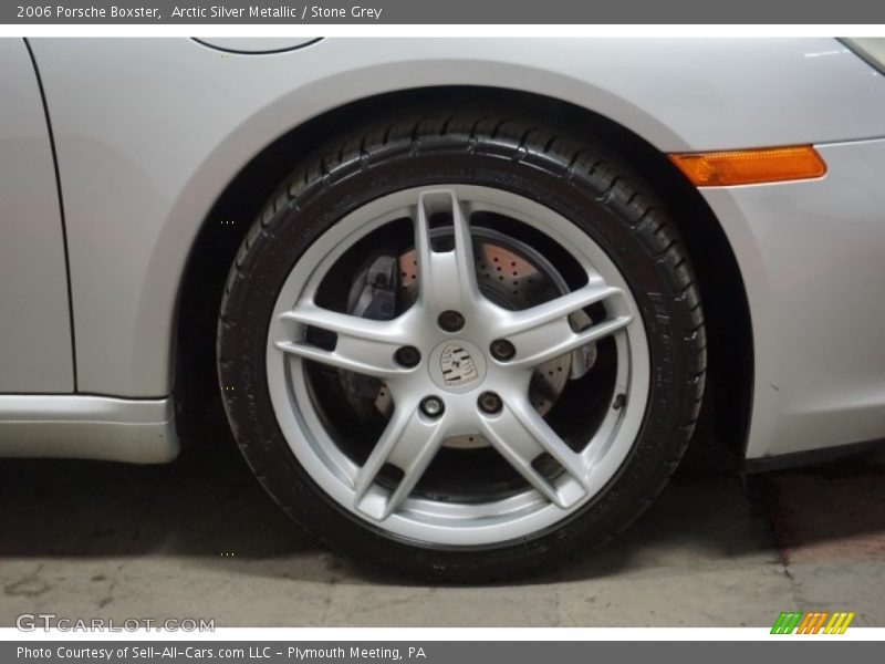 Arctic Silver Metallic / Stone Grey 2006 Porsche Boxster