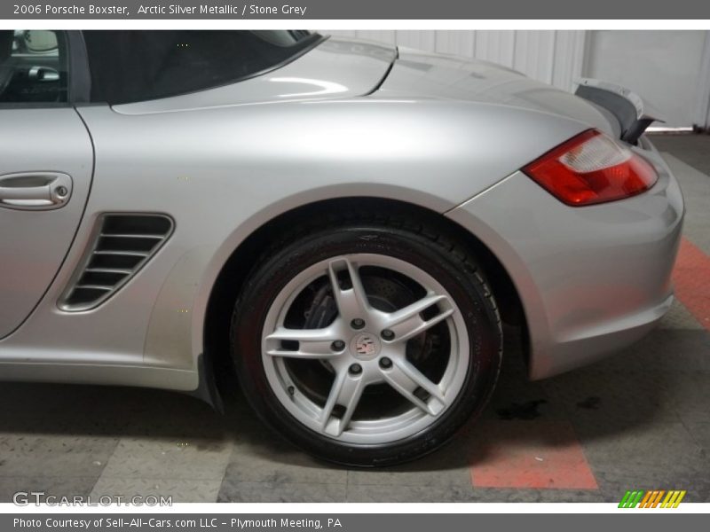 Arctic Silver Metallic / Stone Grey 2006 Porsche Boxster