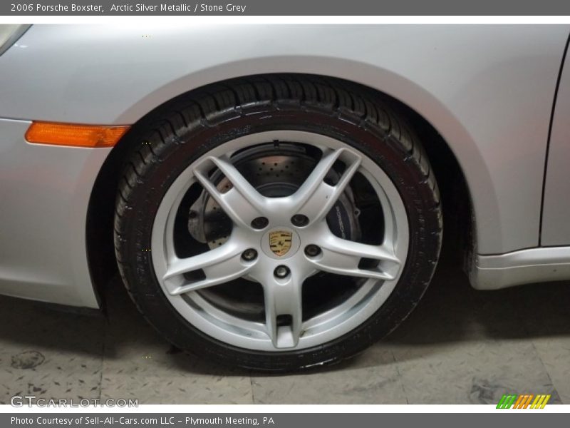 Arctic Silver Metallic / Stone Grey 2006 Porsche Boxster