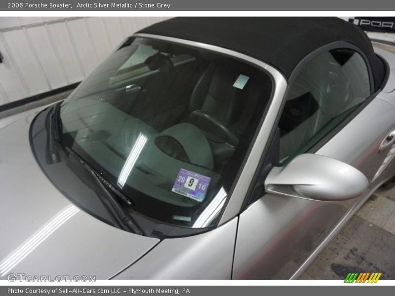 Arctic Silver Metallic / Stone Grey 2006 Porsche Boxster