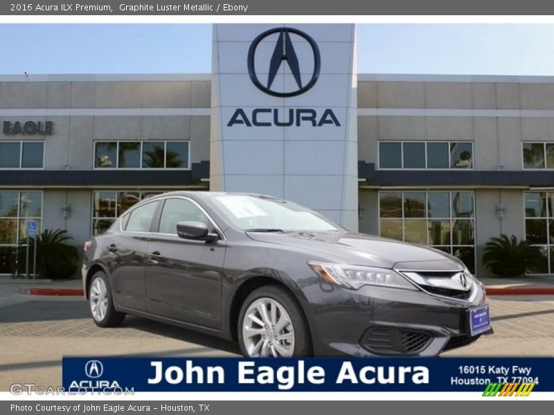 Graphite Luster Metallic / Ebony 2016 Acura ILX Premium