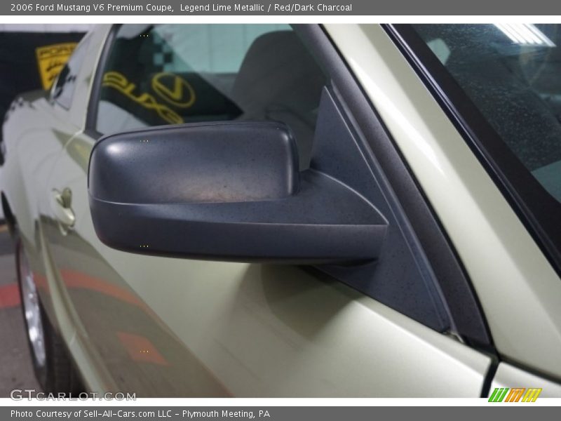 Legend Lime Metallic / Red/Dark Charcoal 2006 Ford Mustang V6 Premium Coupe