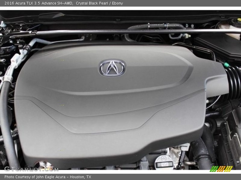 Crystal Black Pearl / Ebony 2016 Acura TLX 3.5 Advance SH-AWD