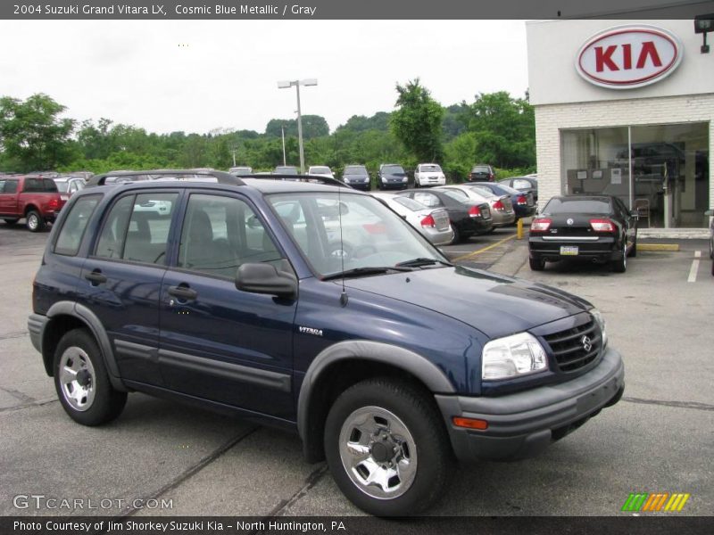 Cosmic Blue Metallic / Gray 2004 Suzuki Grand Vitara LX