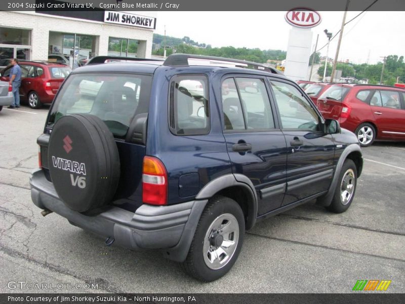 Cosmic Blue Metallic / Gray 2004 Suzuki Grand Vitara LX