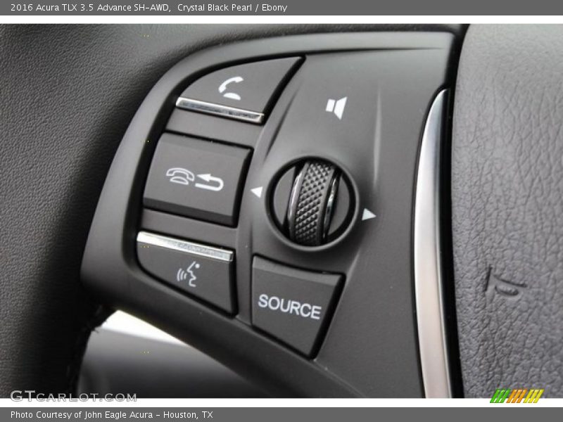 Crystal Black Pearl / Ebony 2016 Acura TLX 3.5 Advance SH-AWD