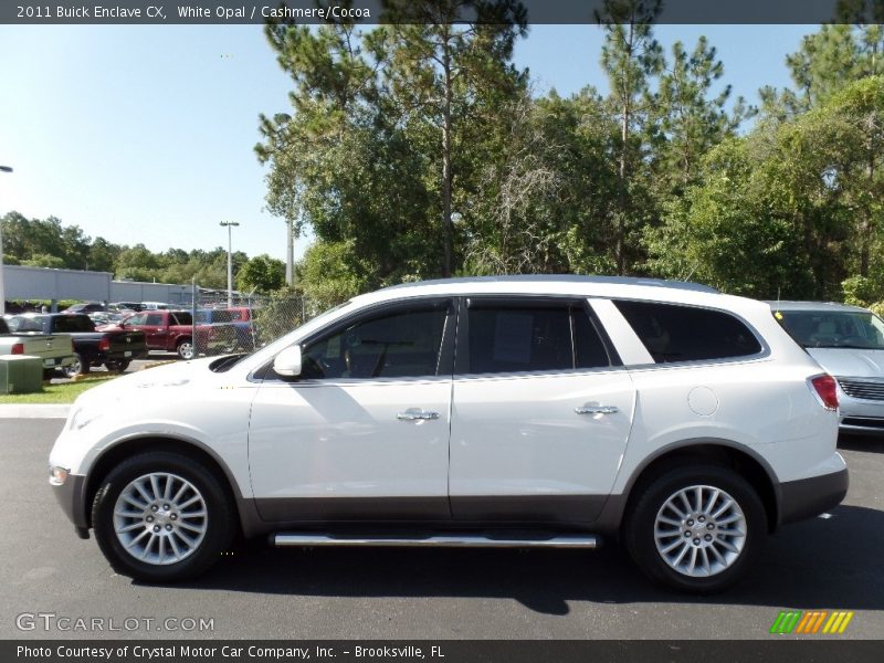 White Opal / Cashmere/Cocoa 2011 Buick Enclave CX