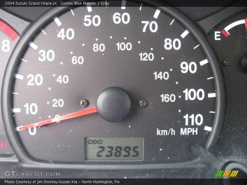 Cosmic Blue Metallic / Gray 2004 Suzuki Grand Vitara LX