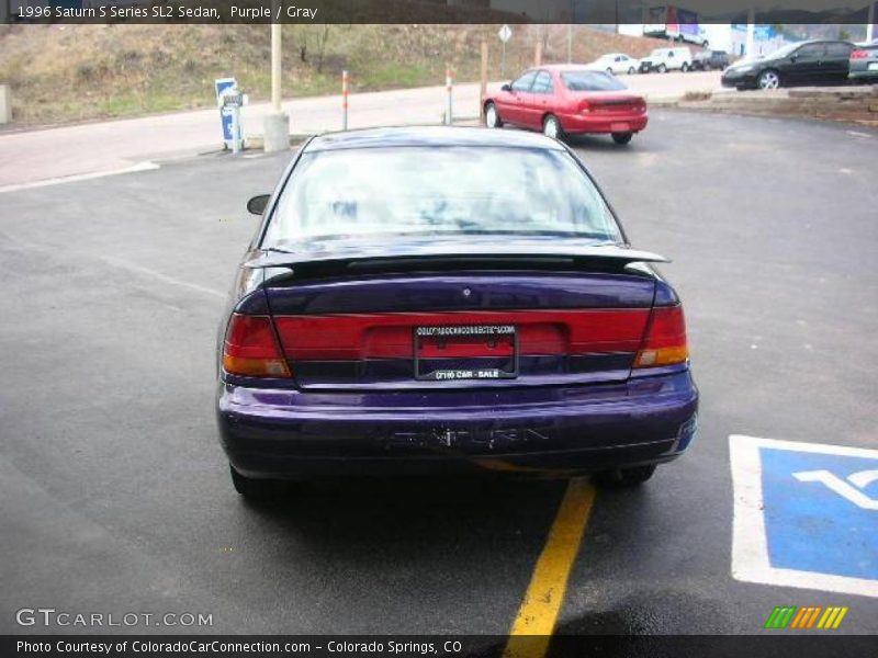 Purple / Gray 1996 Saturn S Series SL2 Sedan