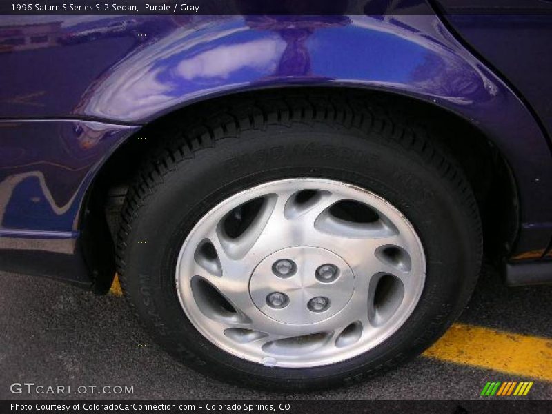 Purple / Gray 1996 Saturn S Series SL2 Sedan